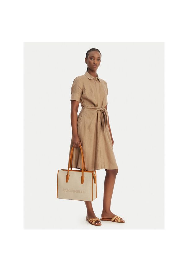 Torebka Coccinelle. Kolor: beżowy