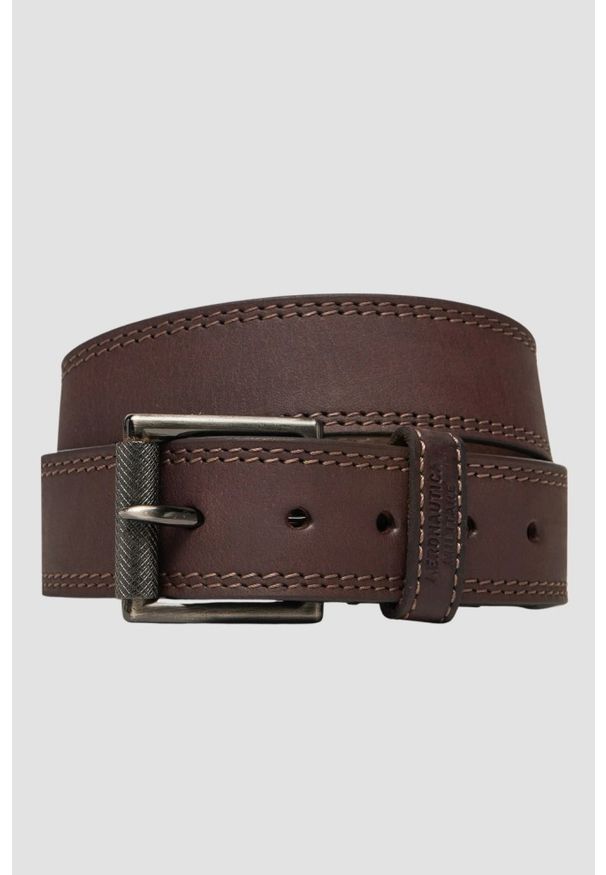 Aeronautica Militare - AERONAUTICA MILITARE Brązowy męski skórzany pasek, Rozmiar 105. Kolor: brązowy. Materiał: skóra. Styl: elegancki, klasyczny, casual