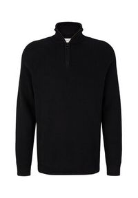 Tom Tailor Denim Sweter 1033779 Czarny Regular Fit. Kolor: czarny. Materiał: denim, bawełna