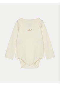 GAP - Gap Komplet body dziecięcych 600961-02 Beżowy. Kolor: beżowy. Materiał: bawełna #4