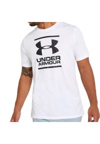 Under Armour - Koszulka fitness męska UNDER ARMOUR GL Foundation z krótkim rękawem. Kolor: biały, wielokolorowy, czarny. Długość rękawa: krótki rękaw. Długość: krótkie. Sport: fitness #1