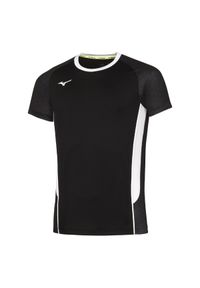 Mizuno - T-shirt Męski Premium HighKyu. Kolor: czarny. Sport: turystyka piesza