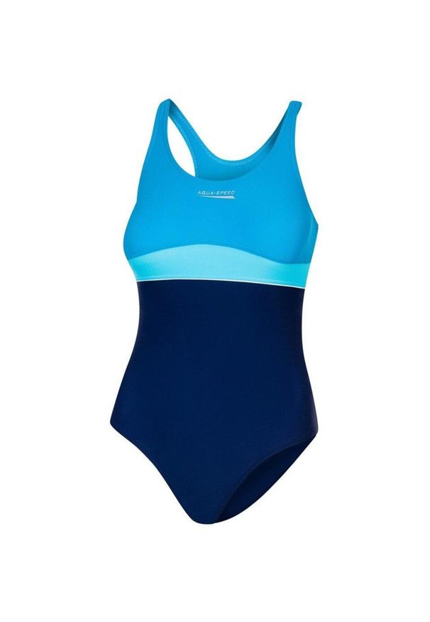 Strój jednoczęściowy pływacki dla dzieci Aqua Speed Emily. Kolor: niebieski