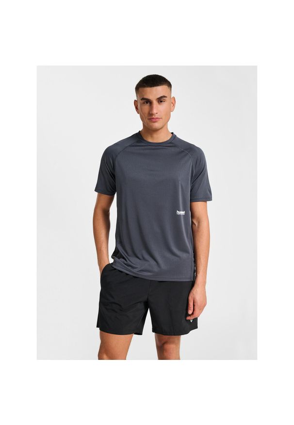 Koszulka Hummel Pulse. Kolor: szary, brązowy, wielokolorowy. Sport: fitness