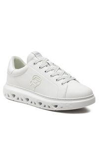 Karl Lagerfeld - KARL LAGERFELD Sneakersy KL54530 Biały. Kolor: biały. Materiał: skóra #6
