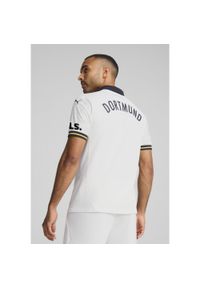 Puma - Męska koszulka dodatkowa Borussia Dortmund 24/25 PUMA White. Kolor: biały. Materiał: materiał #1