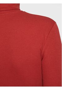Pepe Jeans Golf Collie PL505303 Czerwony Slim Fit. Typ kołnierza: golf. Kolor: czerwony. Materiał: bawełna #3