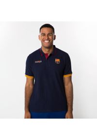 FC Barcelona polo męskie. Typ kołnierza: polo. Kolor: wielokolorowy. Materiał: bawełna. Sport: piłka nożna #1