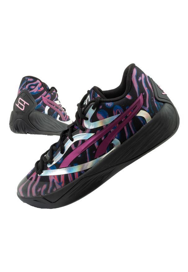 Buty sportowe do koszykówki męskie Puma Stewie 2 Cherry on Top. Kolor: wielokolorowy. Materiał: materiał. Szerokość cholewki: normalna. Sport: koszykówka