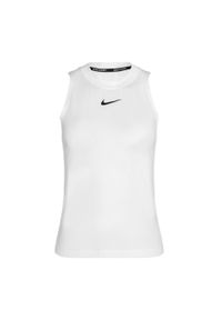 Tank top tenisowy damski Nike Court Dri-Fit Advantage Tank. Kolor: biały. Technologia: Dri-Fit (Nike). Sport: tenis