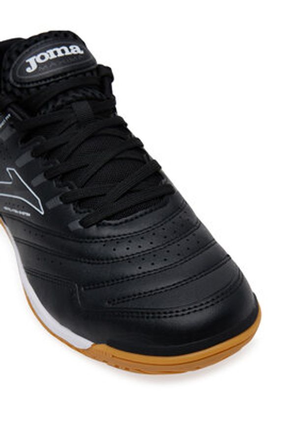 Joma Buty do piłki nożnej Maxima 2501 MAXS2501IN Czarny. Kolor: czarny. Materiał: skóra