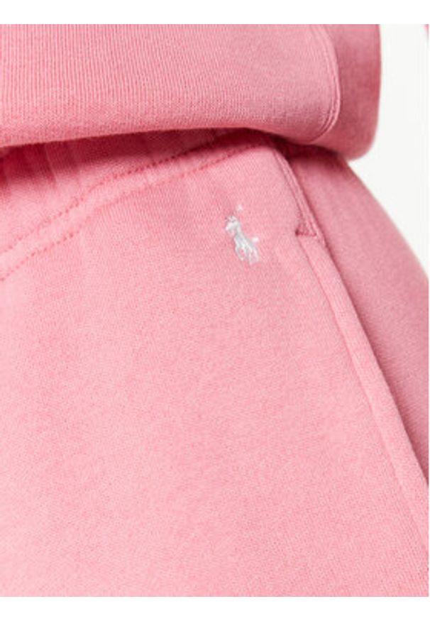 Polo Ralph Lauren Spodnie dresowe 211891560008 Różowy Regular Fit. Kolor: różowy. Materiał: dresówka, bawełna