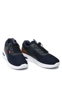 Rieker Sneakersy B7367-14 Granatowy. Kolor: niebieski. Materiał: materiał