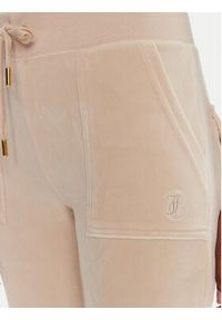 Juicy Couture Spodnie dresowe Del Ray JCAP180G Beżowy Regular Fit. Kolor: beżowy. Materiał: syntetyk #5