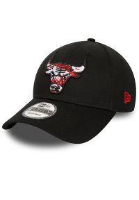 Czapka New Era 9Forty NBA Kidsill 940 Bulls 60434958 - czarna. Kolor: czarny. Materiał: bawełna, materiał. Styl: sportowy, klasyczny