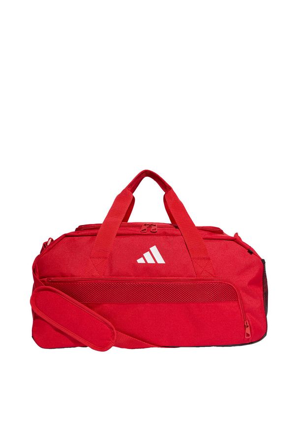 Adidas - Tiro League Duffel Bag Small. Kolor: czerwony, biały, wielokolorowy, czarny. Materiał: materiał. Sport: fitness
