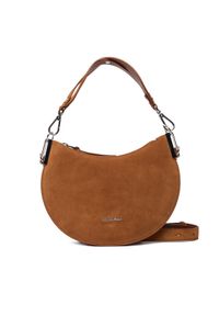 Coccinelle Torebka QKG Coccinellesunup Suede E1 QKG 13 03 01 Brązowy. Kolor: brązowy. Materiał: skórzane, zamszowe #1