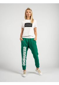 DSQUARED2 - Dsquared2 Spodnie | D8N302540 | Kobieta | Zielony. Okazja: na co dzień. Kolor: zielony. Materiał: bawełna. Styl: casual #1