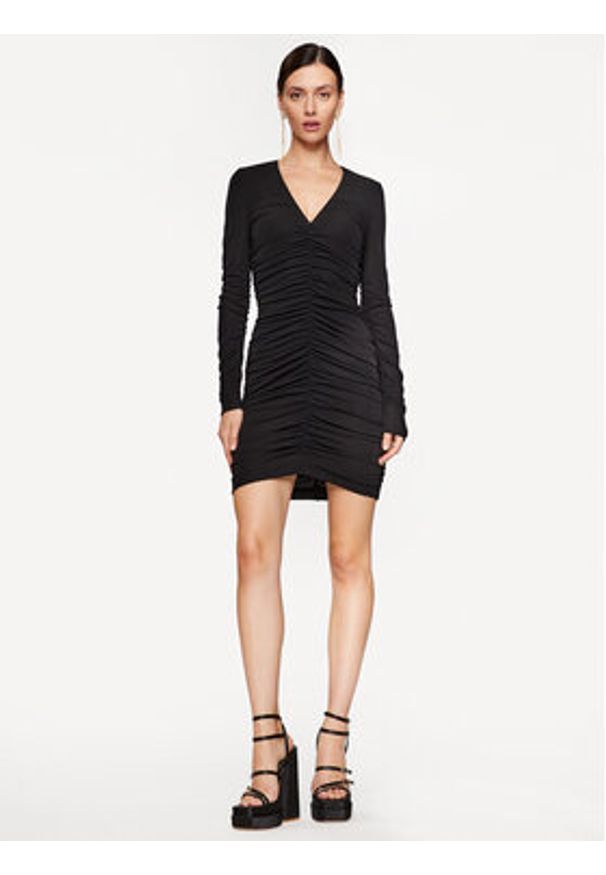 Pinko Sukienka koktajlowa 102057 A17I Czarny Slim Fit. Kolor: czarny. Materiał: wiskoza. Styl: wizytowy