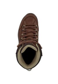 Buty trekkingowe damskie Lowa Renegade Gtx Mid WS. Wysokość cholewki: za kostkę. Zapięcie: sznurówki. Kolor: brązowy. Materiał: guma, skóra, tkanina. Szerokość cholewki: normalna