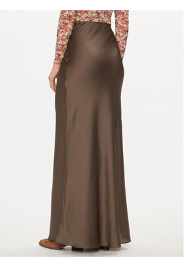 Guess Spódnica maxi Annachiara W4GD12 WD8G2 Brązowy Regular Fit. Kolor: brązowy. Materiał: syntetyk