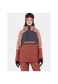 FUNDANGO - Kurtka Narciarska Damska Fundango Birch Eco Logo. Kolor: czarny, różowy, wielokolorowy. Sezon: zima. Sport: narciarstwo