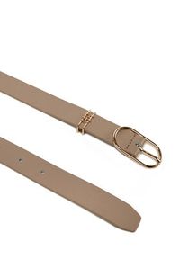 TOMMY HILFIGER - Tommy Hilfiger Pasek Damski Feminine 2.5 AW0AW17494 Écru. Materiał: skóra #3