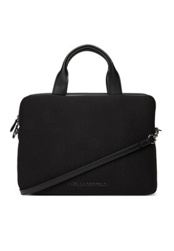Karl Lagerfeld - KARL LAGERFELD Torba na laptopa A1W32103 Czarny. Kolor: czarny. Materiał: materiał