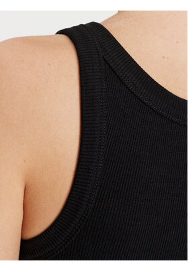 ViCOLO Top RB0244 Czarny Regular Fit. Kolor: czarny. Materiał: bawełna