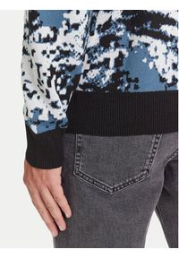 Karl Lagerfeld Jeans Sweter A3M18004 Kolorowy Regular Fit. Materiał: bawełna. Wzór: kolorowy
