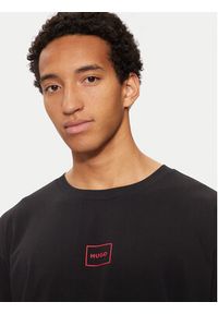 Hugo Longsleeve 50525229 Czarny Regular Fit. Kolor: czarny. Materiał: bawełna. Długość rękawa: długi rękaw #3
