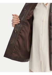 Weekend Max Mara Kurtka skórzana Stecca 2525446051 Brązowy Relaxed Fit. Kolor: brązowy. Materiał: skóra #5