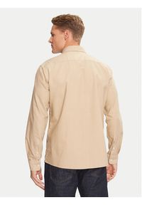 BOSS - Boss Koszula H-Roan 50521996 Beżowy Slim Fit. Kolor: beżowy. Materiał: bawełna