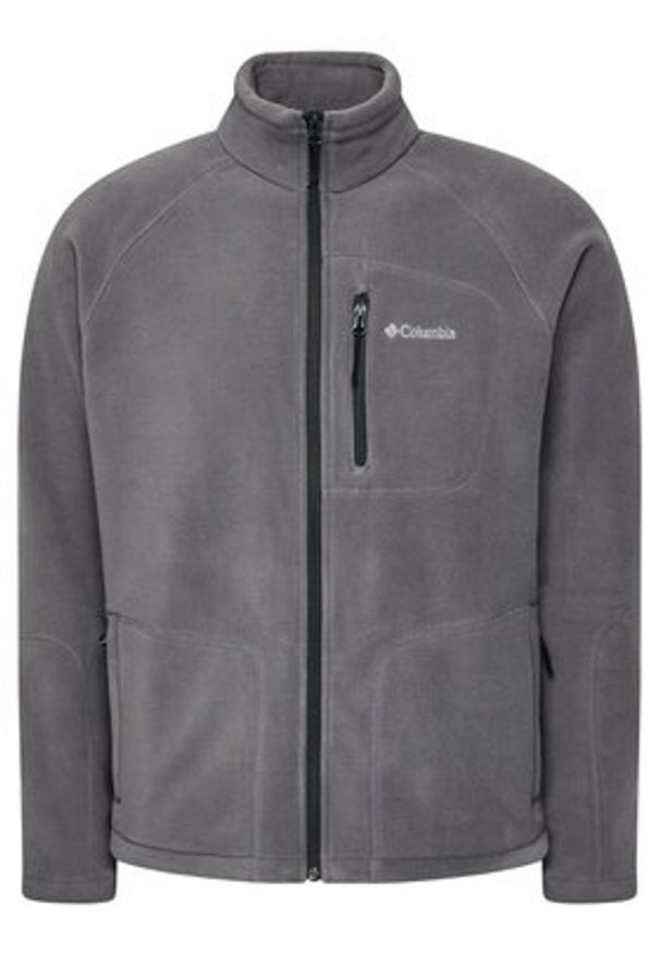 columbia - Columbia Polar Fast Trek Full Zip 1420421 Szary Regular Fit. Kolor: szary. Materiał: syntetyk