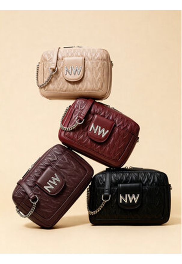 Nine West Torebka CEO-Astoria-Allure-01-LX10166 Bordowy. Kolor: czerwony