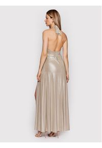 Rinascimento Sukienka wieczorowa CFC0109111003 Beżowy Regular Fit. Kolor: beżowy. Materiał: syntetyk. Styl: wizytowy #4