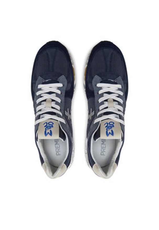 Premiata Sneakersy Mase VAR 6626 Granatowy. Kolor: niebieski. Materiał: skóra