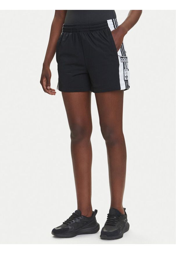 Adidas - adidas Szorty sportowe Adibreak IU2518 Czarny Loose Fit. Kolor: czarny. Materiał: syntetyk