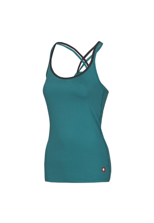 OCUN - Damski tank top Ocun Corona. Kolor: niebieski. Sport: wspinaczka