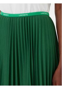 Lacoste Spódnica plisowana JF1403 Zielony Regular Fit. Kolor: zielony. Materiał: syntetyk #4
