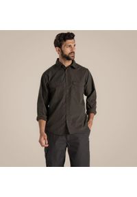 CRAGHOPPERS - Koszula turystyczna męska Craghoppers Kiwi LS Shirt. Kolor: zielony. Sport: turystyka piesza #1