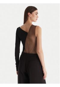 Patrizia Pepe Body 2M4504/338-J4R0 Czarny Slim Fit. Kolor: czarny. Materiał: syntetyk #4