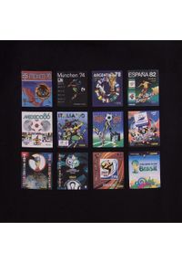 COPA FOOTBALL - Koszulka dla dorosłych - Kolaz Panini FIFA Mistrzostwa Świata - Czarna. Kolor: czarny. Sport: piłka nożna