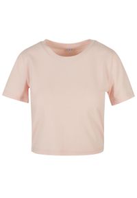 BUILD YOUR BRAND - Damska Crop Top. Kolor: różowy