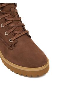 Timberland Trzewiki Carnaby TB0A2CT5EM51 Brązowy. Kolor: brązowy. Materiał: nubuk, skóra #4