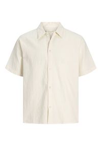 Jack & Jones Koszula Montauk 12293555 Kremowy Relaxed Fit. Kolor: kremowy. Materiał: bawełna #5