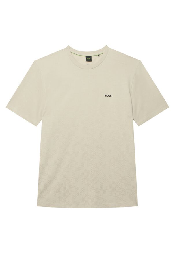 BOSS T-Shirt GOC Swing AO 50566856 Beżowy Regular Fit. Kolor: beżowy. Materiał: bawełna