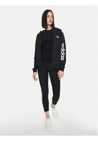 Adidas - adidas Bluza Essentials Linear IC6863 Czarny Regular Fit. Kolor: czarny. Materiał: bawełna #2