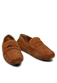 Jack & Jones - Jack&Jones Mokasyny Jfwjensen Suede Loafer 12203636 Brązowy. Kolor: brązowy. Materiał: skóra, zamsz #4