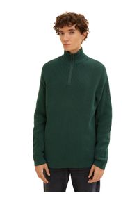 Tom Tailor Denim Sweter 1033779 Zielony Regular Fit. Kolor: zielony. Materiał: bawełna, denim